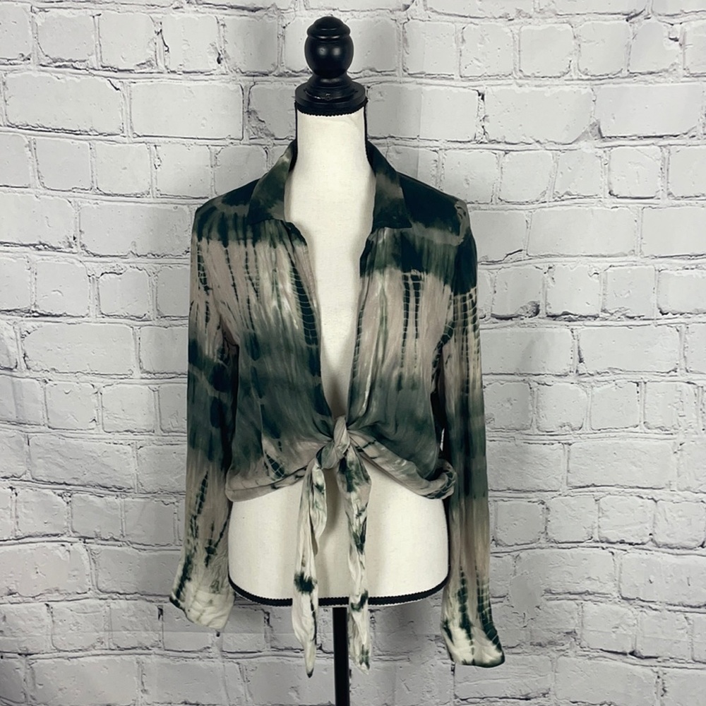 NWOT Young Fabulous & Broke Carmen Tie Dye Top S
